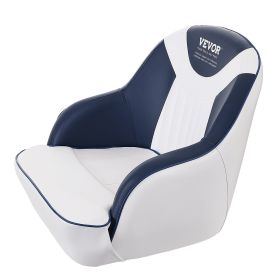 VEVOR Captain Bucket Seat, Pontoon Boat Seat with Thickened Sponge Padding, Boat Captain Chair for Fishing Boat, Sightseeing Boat, Speedboat, Can